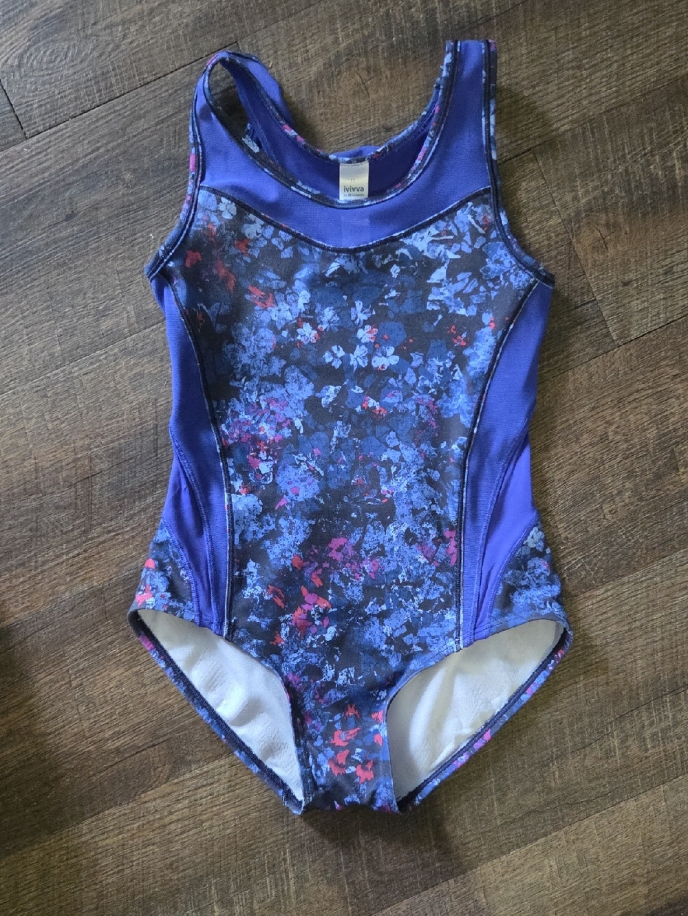 Kids Ivivva Purple Athletic Bathing Suit